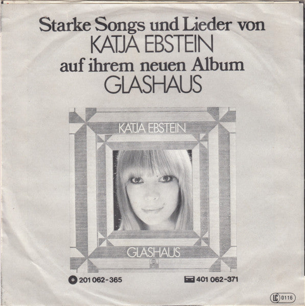 Katja Ebstein - Theater 39580 Vinyl Singles Vinyl Goed / Hoes Goed
