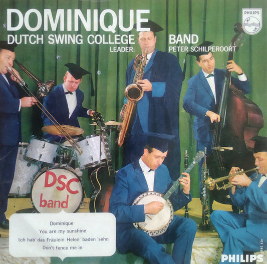 Dutch Swing College Band - Dominique 41635 Vinyl Singles EP Vinyl Goed / Hoes Goed