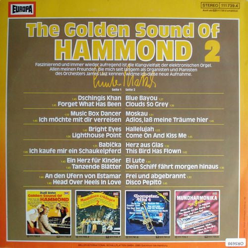 Günter Platzek - The Golden Sound Of Hammond * (LP) Vinyl LP Vinyl Zeer Goed / Hoesje Goed "VINYLSINGLES.NL"