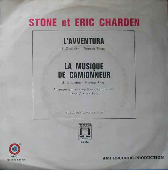 Stone Et Eric Charden - L'Avventura Vinyl Singles Vinyl Goed / Hoes Goed