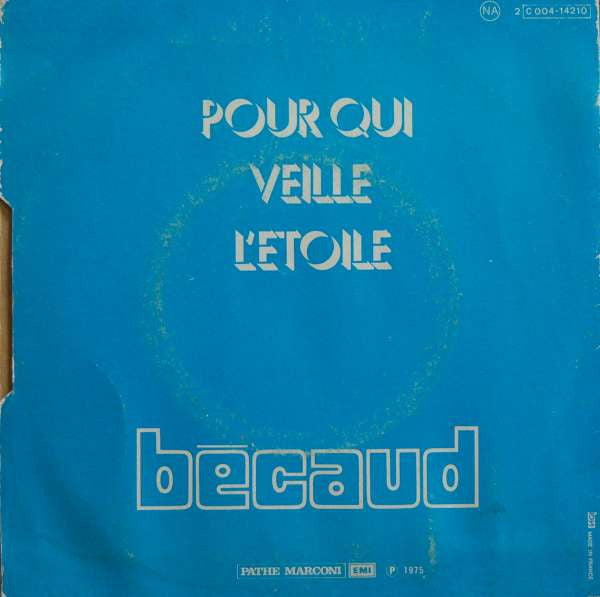 Bécaud - Laissez Aller 29574 Vinyl Singles Vinyl Goed / Hoes Goed