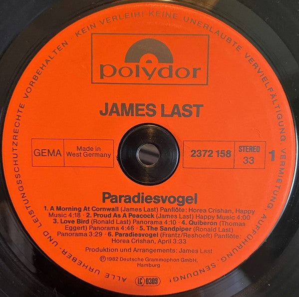 James Last - Paradise Bird (LP) 40587