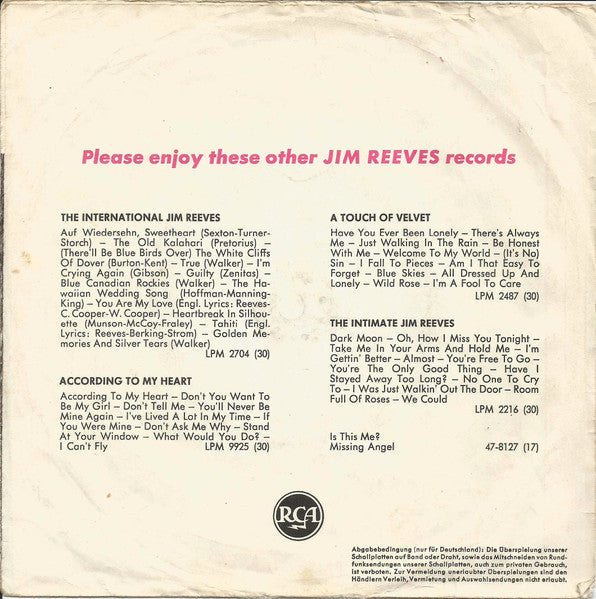 Jim Reeves - Maria Elena 34579