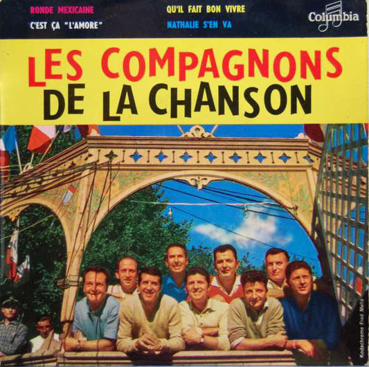 Les Compagnons De La Chanson - Ronde Mexicaine 19029 Vinyl Singles EP Vinyl Goed / Hoes Goed