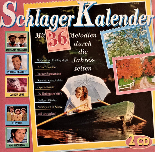 Various - Schlagerkalender - Mit 36 Melodien Durch Die Jahreszeiten (CD) Compact Disc Vinyl Goed / Hoes Goed