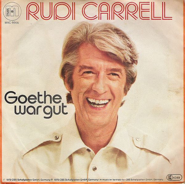 Rudi Carrell - Goethe War Gut 33275 Vinyl Singles Vinyl Goed / Hoes Goed