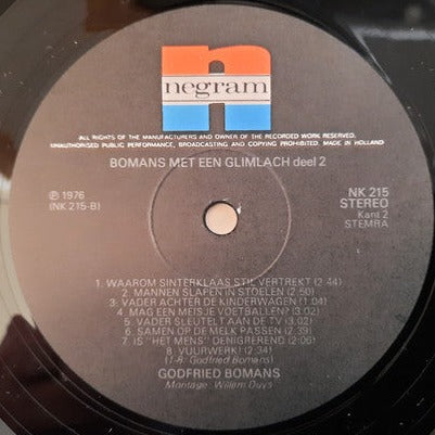 Godfried Bomans - Bomans Met Een Glimlach Deel 2 (LP) 45684
