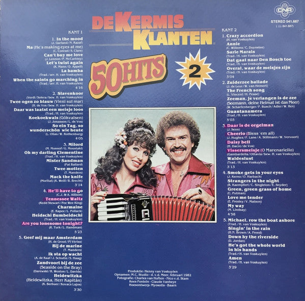 Kermisklanten - 50 Hits 2 (LP) Vinyl LP Vinyl Goed / Hoes Goed