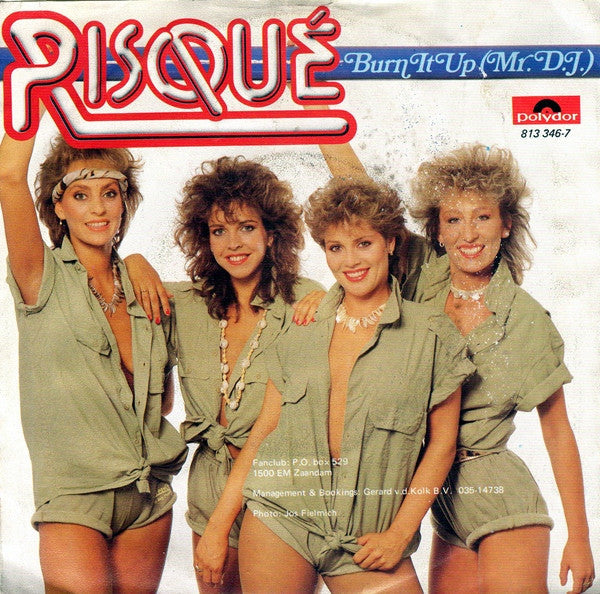 Risqué - Burn It Up (Mr. D.J.) 15612 Vinyl Singles Vinyl Goed / Hoes Goed