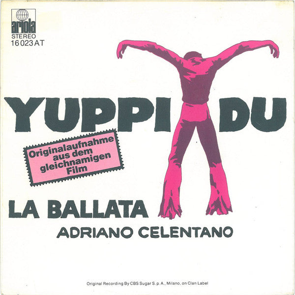 Adriano Celentano - Yuppi Du 29562 Vinyl Singles Vinyl Goed / Hoes Goed