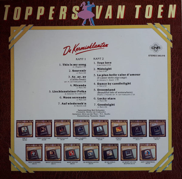 Kermisklanten - Toppers Van Toen (LP) 46135 Vinyl LP Vinyl Goed / Hoes Goed