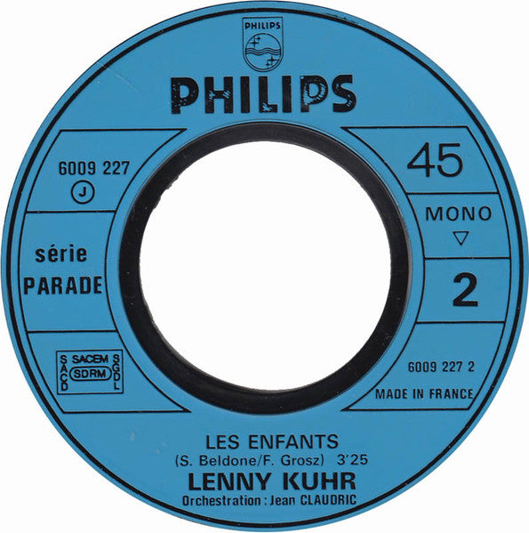 Lenny Kuhr Avec Les Petits Chanteurs De L'Ile De France - Les Enfants 17111 Vinyl Singles Vinyl Goed / Hoes Goed