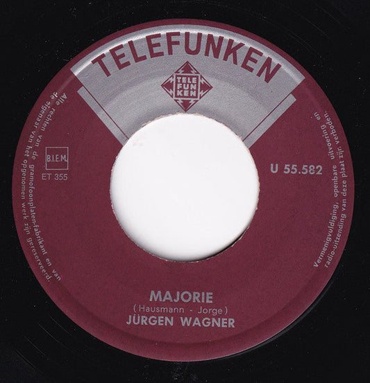 Jürgen Wagner - Majorie 41020 Vinyl Singles Vinyl Goed / Hoes Generic