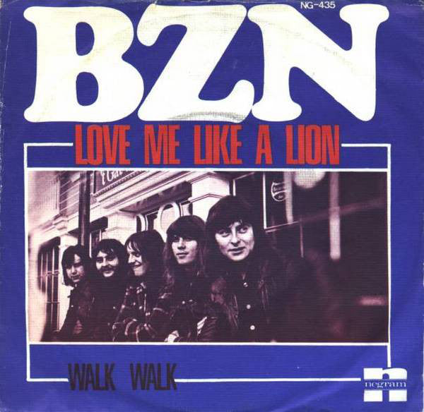 BZN - Love Me Like A Lion 26311 Vinyl Singles Vinyl Goed / Hoes Goed