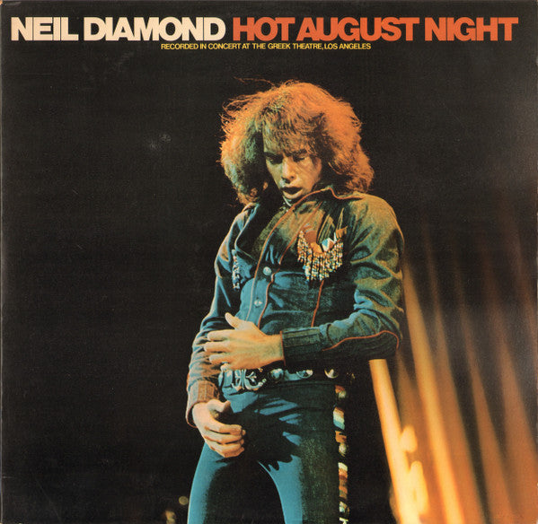 Neil Diamond - Hot August Night (LP) 52109 Vinyl LP Dubbel Vinyl Goed / Hoes Goed