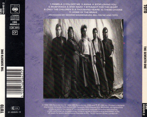 Toto - The Seventh One (CD) Compact Disc Vinyl Goed / Hoes Goed