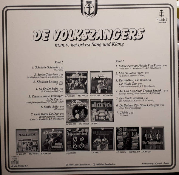 Volkszangers - De Volkszanger (LP) 46356 Vinyl LP Vinyl Goed / Hoes Goed