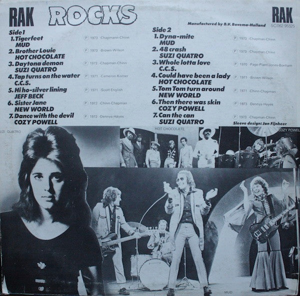Various - RAK Rocks (LP) 49162 Vinyl LP Vinyl Goed / Hoes Goed