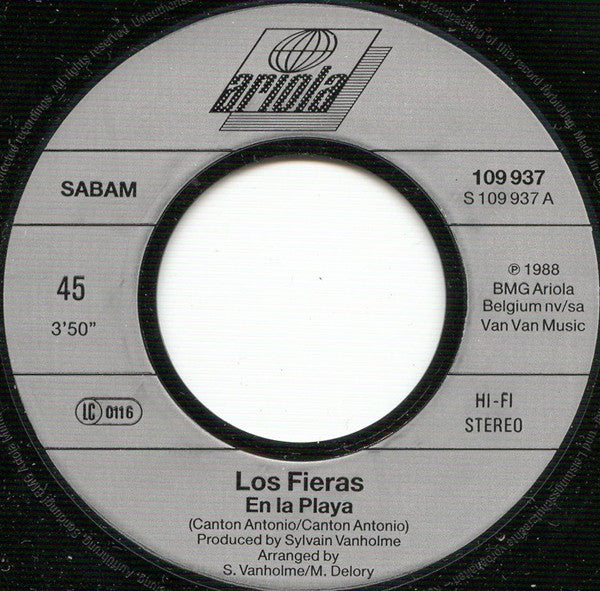 Los Fieras - En La Playa 35545 Vinyl Singles Vinyl Goed / Hoes Goed