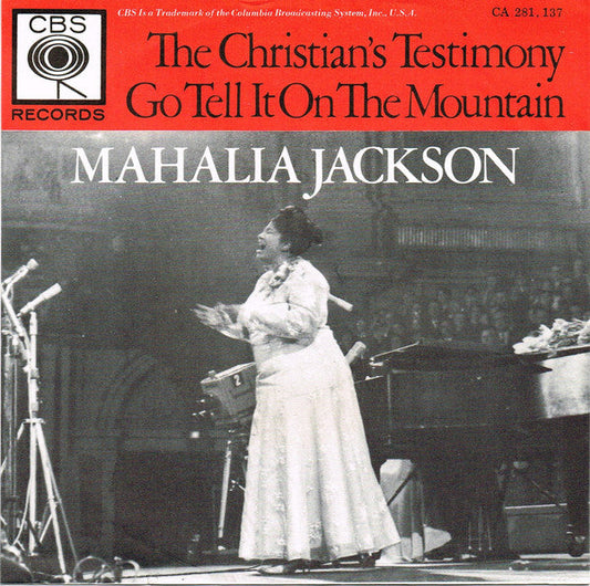 Mahalia Jackson - The Christian's Testimony 26465 Vinyl Singles Vinyl Goed / Hoes Goed