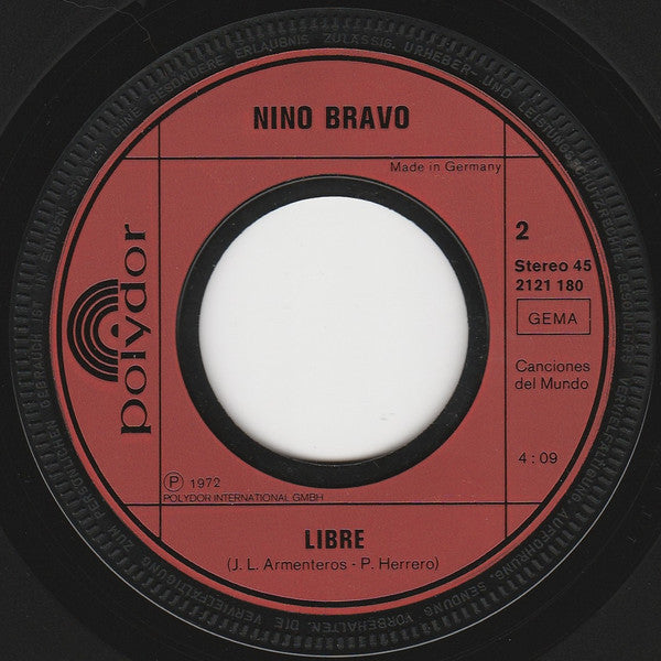 Nino Bravo - América, América 21481 Vinyl Singles Vinyl Goed / Hoes Goed