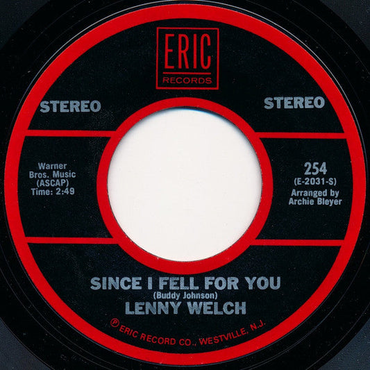Lenny Welch / Bill Hayes - Since I Fell For You 15784 Vinyl Singles Vinyl Goed / Hoes Goed