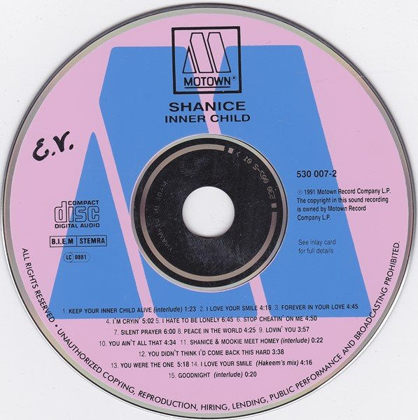 Shanice - Inner Child (CD) 70725 Compact Disc Goede Staat