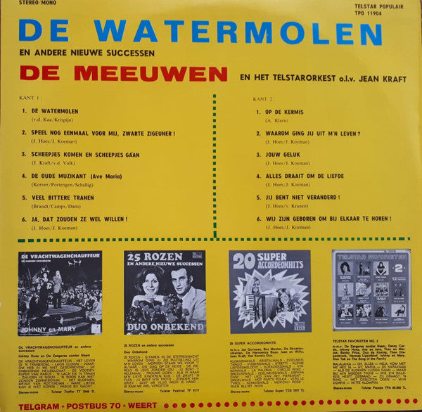 Meeuwen - De Watermolen En Andere Successen (LP) 40869 Vinyl LP Vinyl Goed / Hoes Goed
