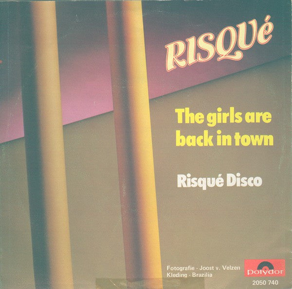 Risqué - The Girls Are Back In Town 38518 Vinyl Singles Vinyl Goed / Hoes Goed