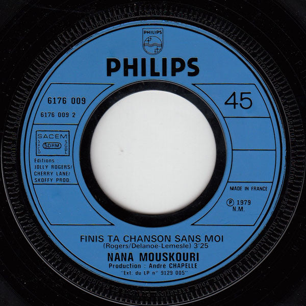 Nana Mouskouri - Vivre Au Soleil 29871 Vinyl Singles Vinyl Goed / Hoes Goed