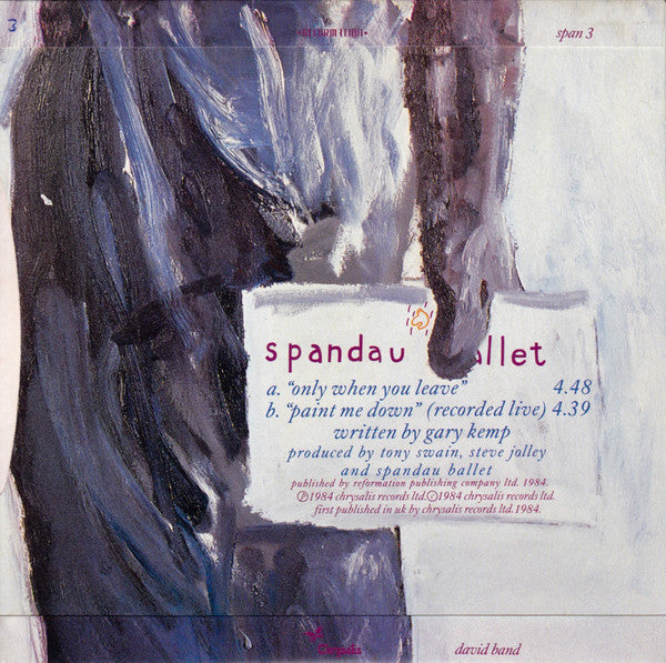 Spandau Ballet - Only When You Leave 09430 Vinyl Singles Vinyl Goed / Hoes Goed