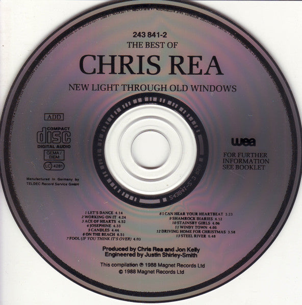 Chris Rea - New Light Through Old Windows (The Best Of Chris Rea) (CD) Compact Disc Goede Staat "VINYLSINGLES.NL"