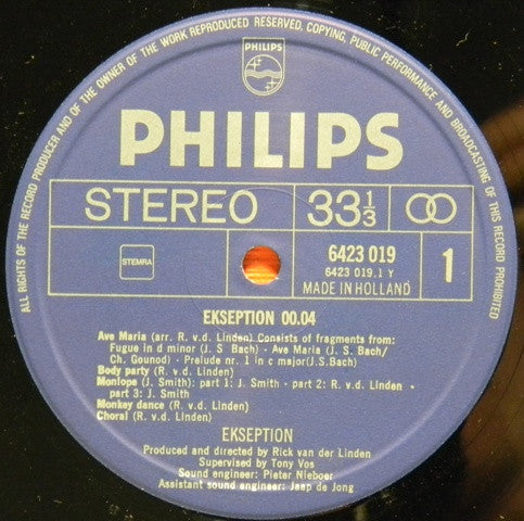 Ekseption, Royal Philharmonic Orchestra – Ekseption 00.04 (LP) 46805