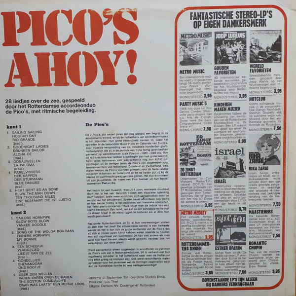 Pico's - Pico's Ahoy! (LP) 41033 Vinyl LP Vinyl Goed / Hoes Goed