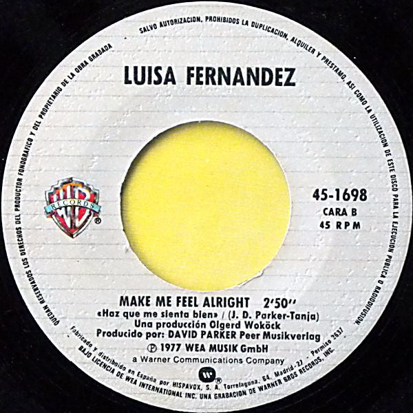 Luisa Fernandez - Lay Love On You 17843 Vinyl Singles Vinyl Goed / Hoes Goed