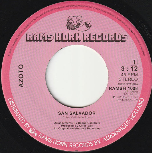Azoto - San Salvador 39254 Vinyl Singles Vinyl Goed / Hoes Generic