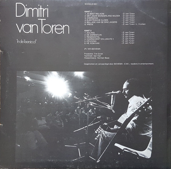 Dimitri Van Toren - In De Teerstoof (LP) 46843 Vinyl LP Vinyl Goed / Hoes Goed