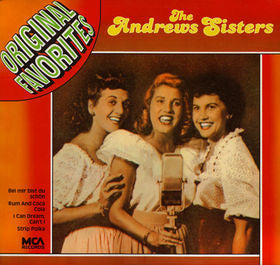 Andrews Sisters - Original Favorites (LP) Vinyl LP Media VG+ / Sleeve Zie Foto "VINYLSINGLES.NL"