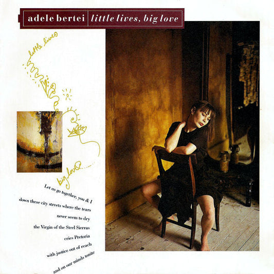 Adele Bertei - Little Lives, Big Love 19821 Vinyl Singles Vinyl Goed / Hoes Goed