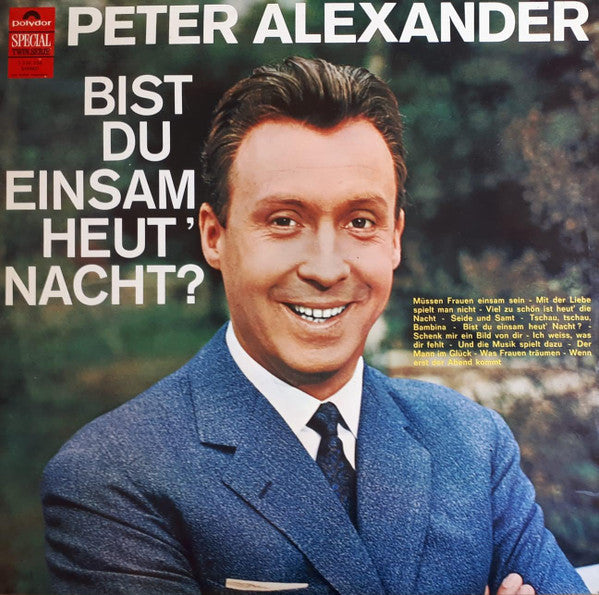 Roy Black, Peter Alexander – Ganz In Weiss / Bist Du Einsam Heut' Nacht? (LP) 48902 (B)