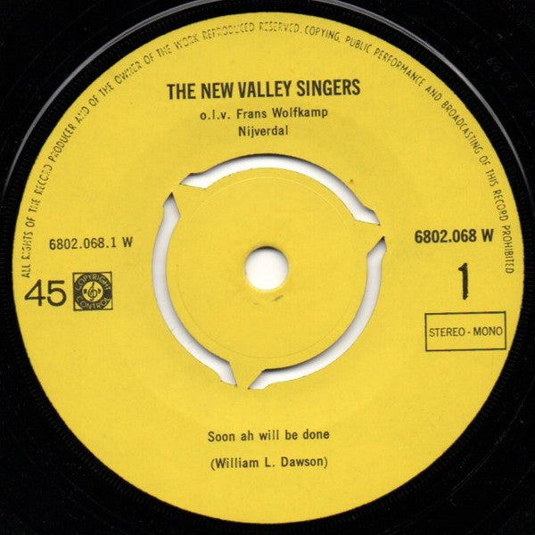 New Valley Singers - Steal Away 03237 Vinyl Singles Vinyl Goed / Hoes Goed
