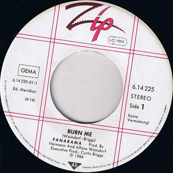 Panarama - Burn Me 29111