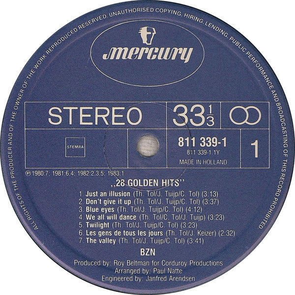 BZN - 28 Golden Hits (LP) Vinyl LP Dubbel Vinyl Goed / Hoes Goed