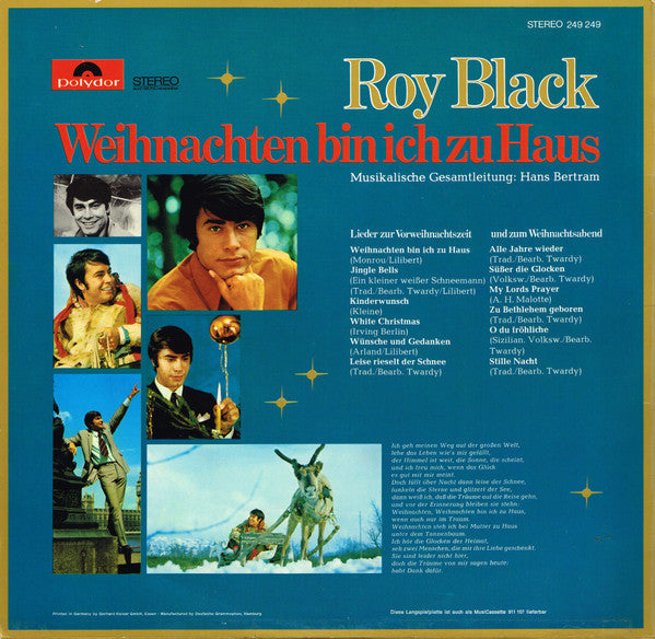 Roy Black - Weihnachten Bin Ich Zu Haus (LP) 49765 Vinyl LP Vinyl Goed / Hoes Goed