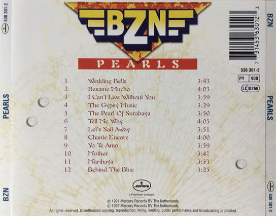 BZN - Pearls (CD) 70674 Compact Disc Goede Staat