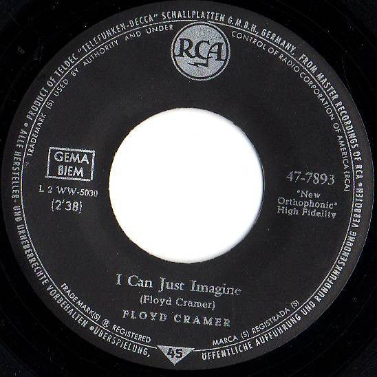 Floyd Cramer - San Antonio Rose 17066 Vinyl Singles Vinyl Zeer Goed / Hoesje Goed "VINYLSINGLES.NL"
