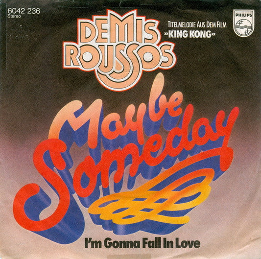 Demis Roussos - Maybe Someday 33475 Vinyl Singles Vinyl Goed / Hoes Goed