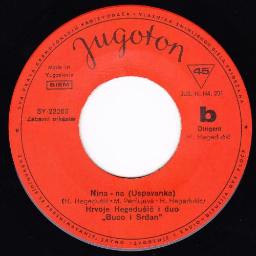 Hrvoje i Buco I Srdan - Elegija 14308 Vinyl Singles Vinyl Goed / Hoes Goed