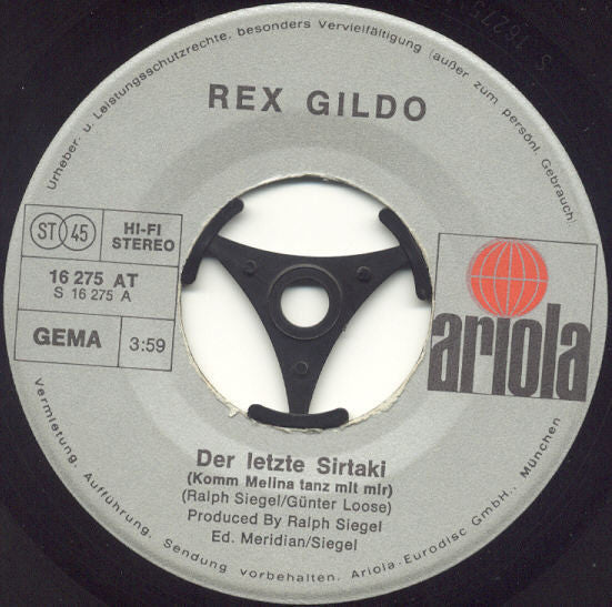 Rex Gildo - Der Letzte Sirtaki (Komm Melina, Tanz Mit Mir)