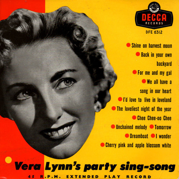 Vera Lynn - Vera Lynn's Party Sing-Song 39733 Vinyl Singles Vinyl Goed / Hoes Goed